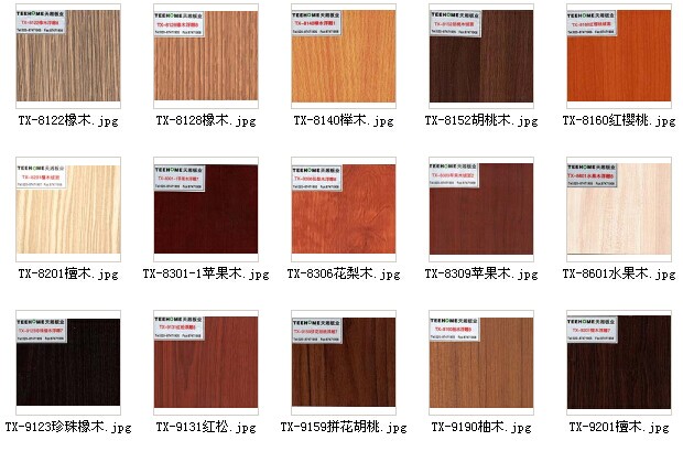4'x 8' Walnut Particle Board Melamine Board Building Materials for Kitchen Furnitures (customized)