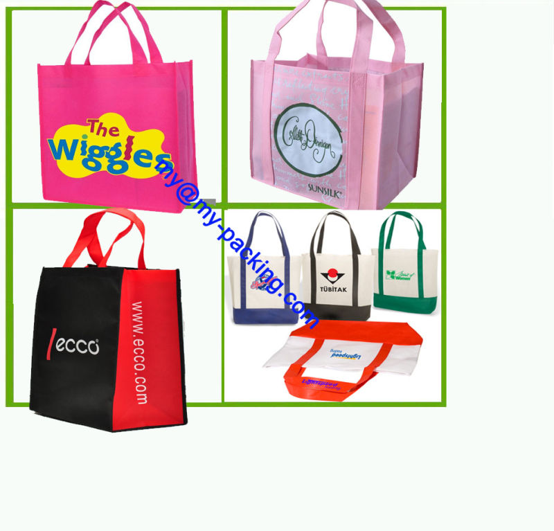Cheap Price Supermarket PP Promotion Shopping Foldable Non Woven Bag