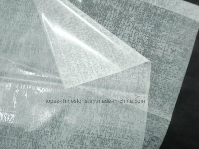 Embroidery Fabric Laminated Po 0.08mm Hot Melt Adhesive Backing Film (HF-PO 0.08mm)