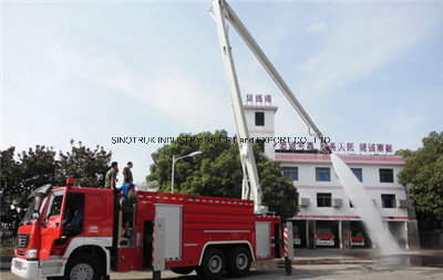 Professional Supply Aerial Ladder Aerial Platform Fire Fight Truck of 16-100meters