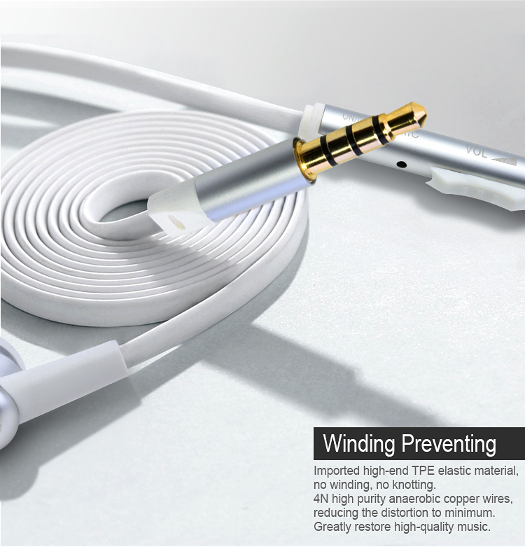 earphone hadiah logam di telinga kabel wired metal in ear gift earphone