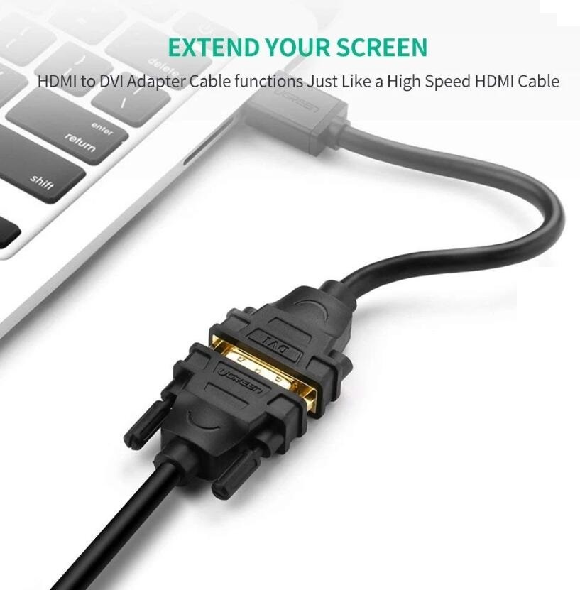 Câble adaptateur HDMI vers DVI-I 24+5