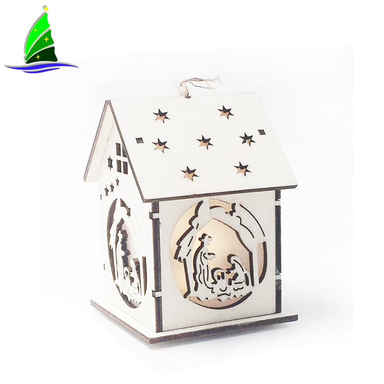 Decoração da casa de madeira leve Led Light Wood house decoration