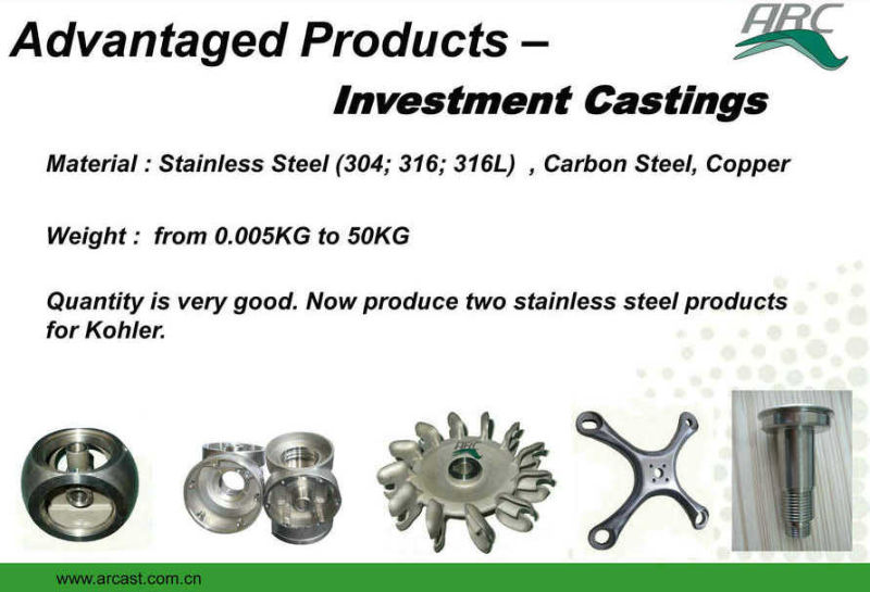 Stainless Steel Investment Casting for Marine Parts Arc-I032