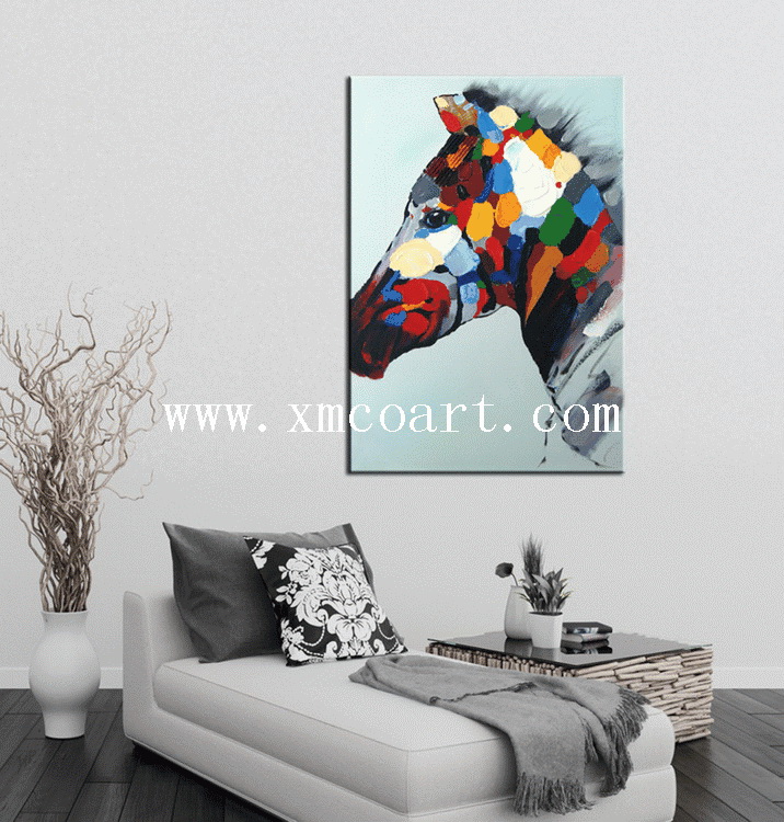 Hot Sale Modern Horse Oil Painting