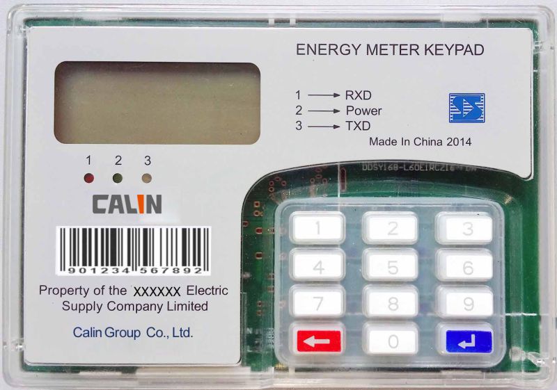 DIN Rail Mounting Keypad Split Energy Meter with Ciu