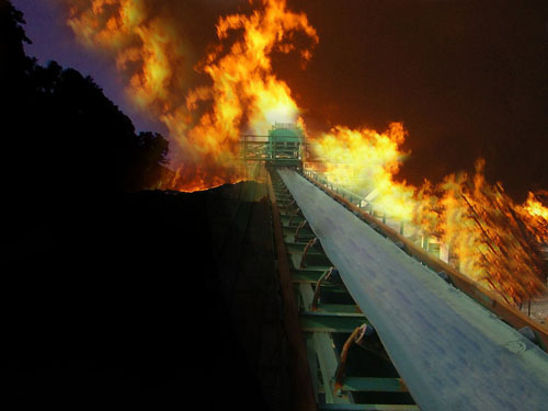 Coal Mine Used Fire-Resistant Conveyor Belt