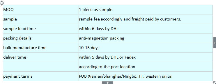 Customized High Quality N52 Segment NdFeB Permanent Magnet