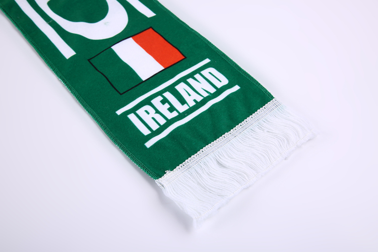 Customized Polyester Soccer Brushed Scarf