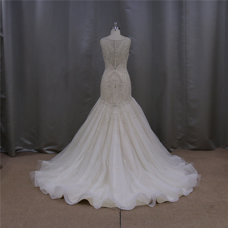 Heavy Beading Mermaoid Bridal Dress
