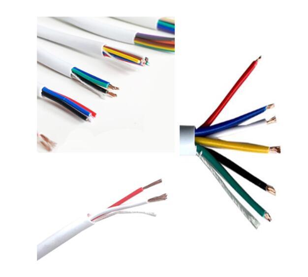 Round White Burglar Alarm Cable 6 Pair 12 Core PVC