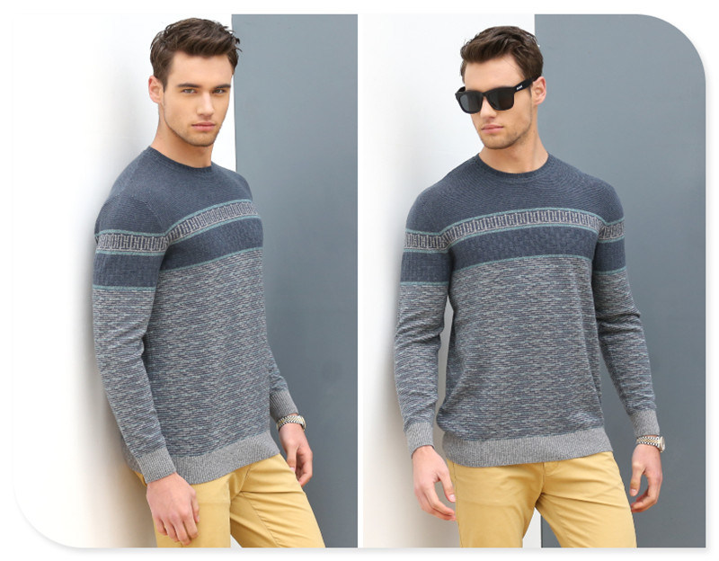 2017 New Style 100% Cashmere Man's Sweater Puyuan China