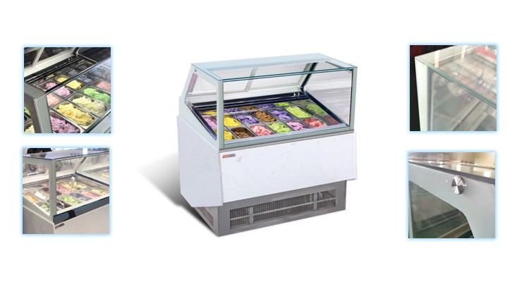 Eis am Stiel Vitrine Popsicle Display Cabinet