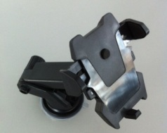 The Car Bracket with ABS and Silica Gel Adjustable Black