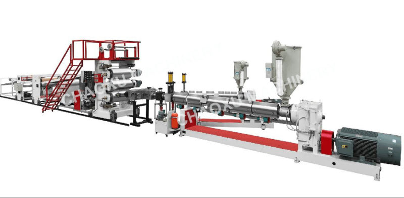ABS/PC Two or Three Layers Production Line Plastic Extruder Machine for Luggage