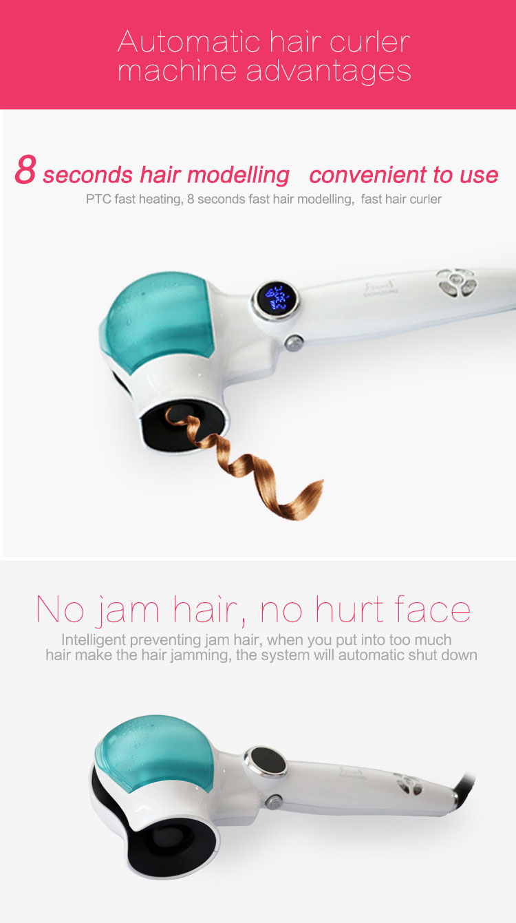 Home Use Hair Products Electric Steam Hair Curler