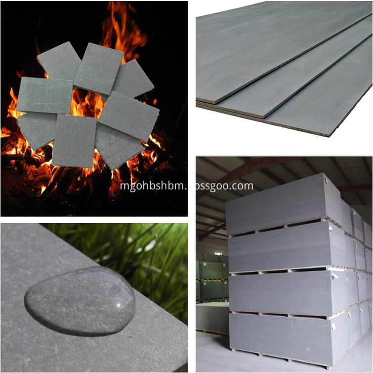 Anti-freeze Fireproof No-formaldehyde 12mm Cement Board