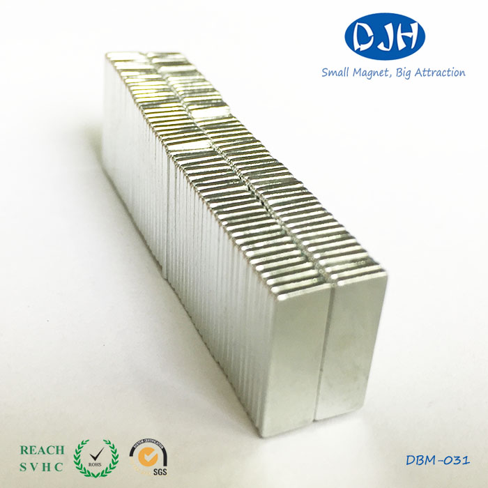 N48h Zinc Coating Rare Earth Magnet Size Can Be Customized