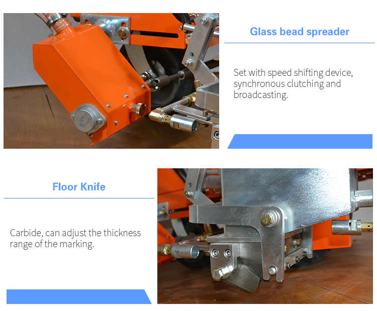 easy operate thermoplastic road marking machine