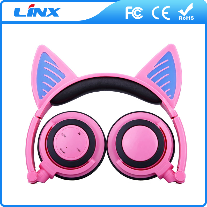 headphone anak-anak menyala bluetooth bluetooth light up kids headphone