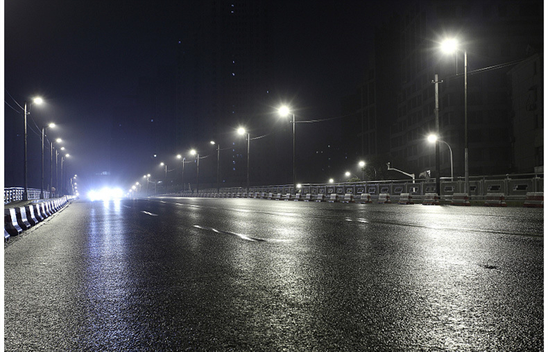 LED street light using low voltage power supply