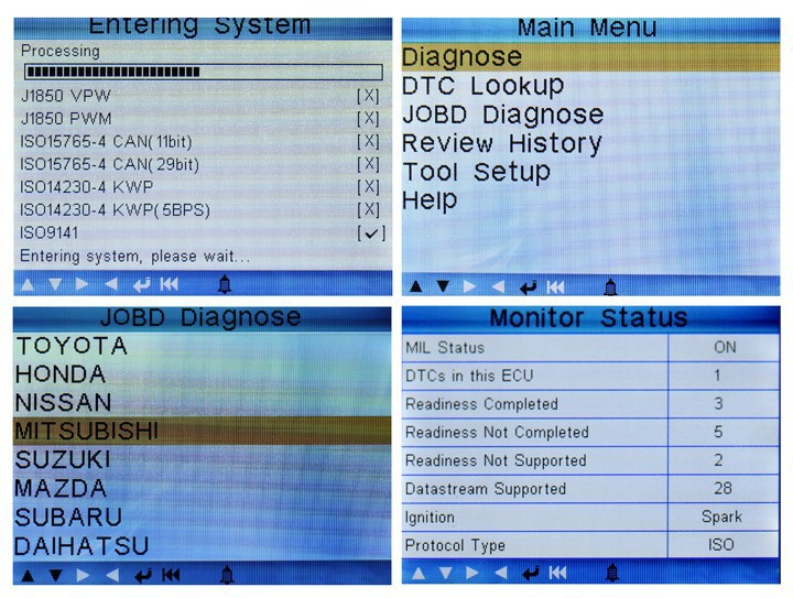 Launch Creader 6+ VI Plus Support Jobd OBD Code Scanner