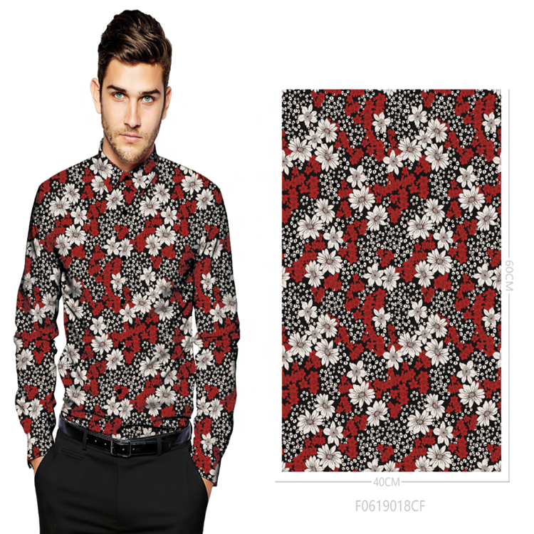 Digital Printed Cotton Shirt Fabric