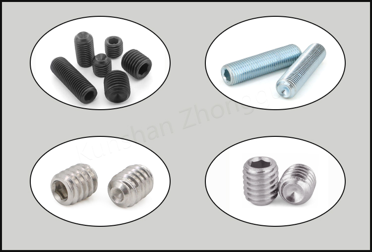 socket set screw with cone point