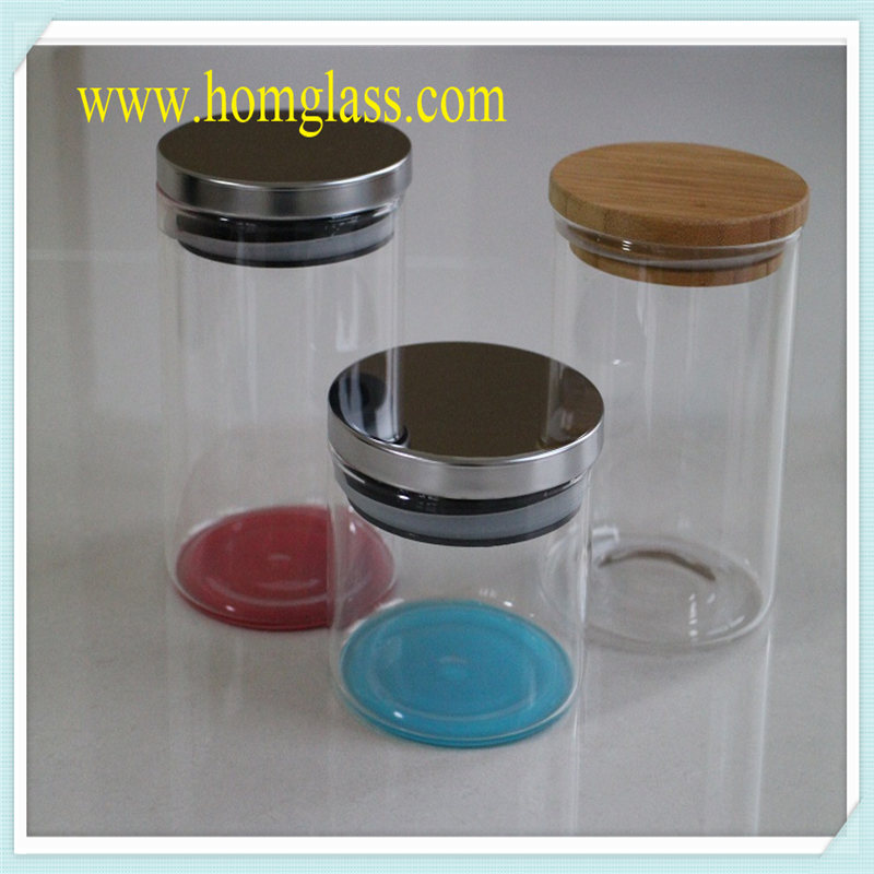 Heat Resistant Glass Milk Bottle Jar Storage by Pyrex Borosilicate Glass