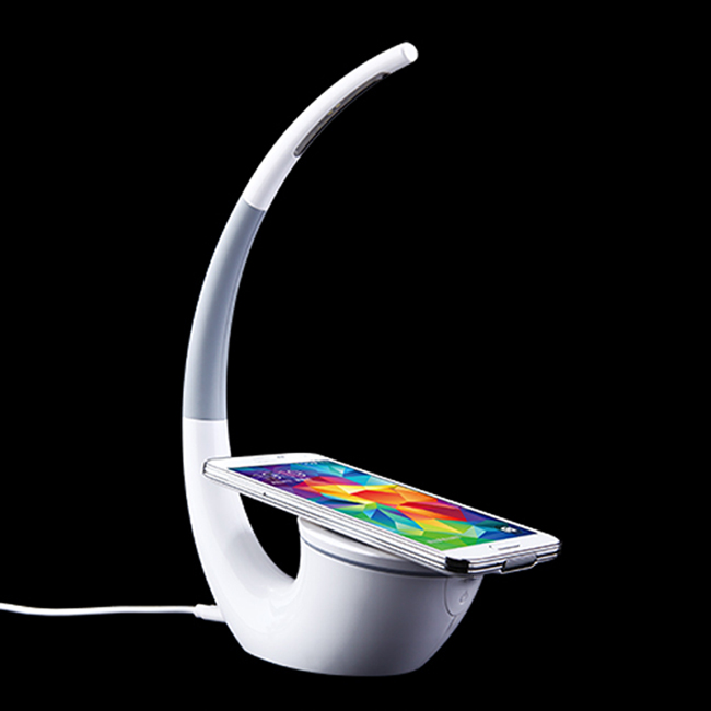 Stepless Dimming LED Desktop Lamp Wireless Charger USB Charger