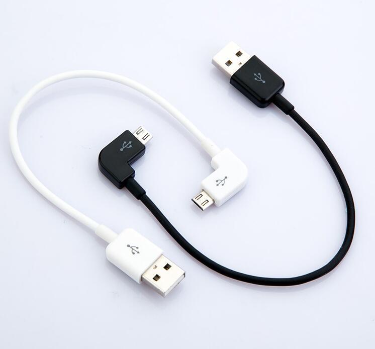USB 2.0 to L Shaped Right Angle Micro USB Cable