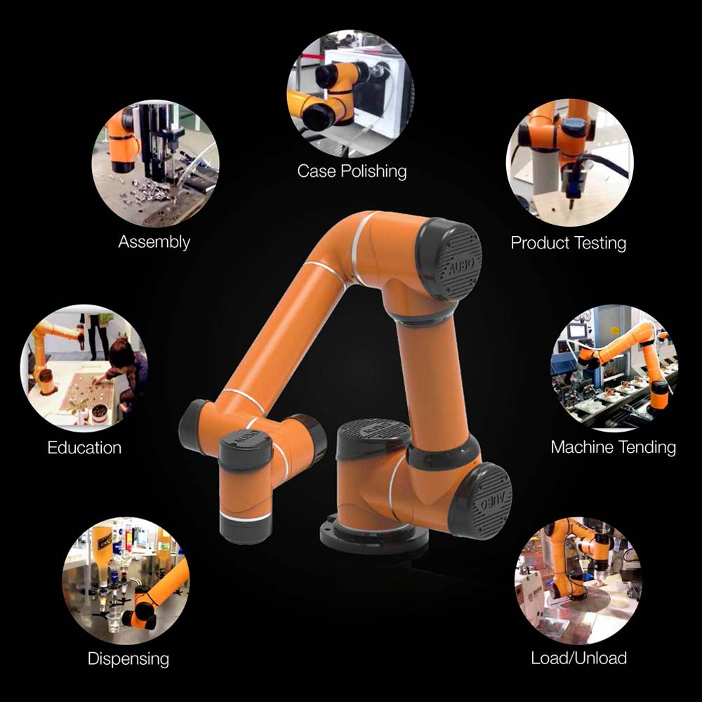 Les joints et les tubes sont un robot modulaire à 6 axes