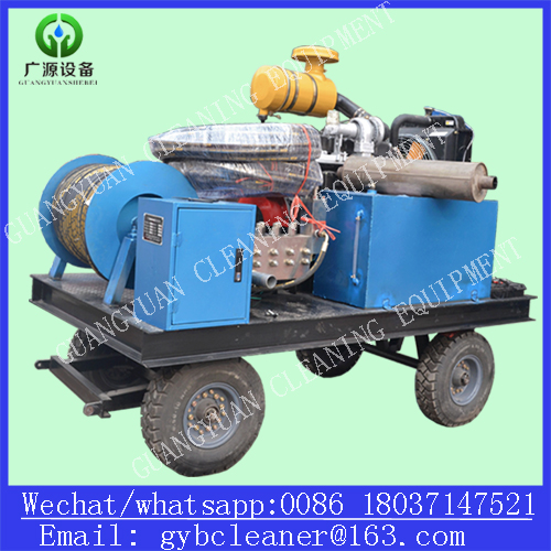 24HP Sewer Pipe Cleaning Machine High Pressure Water Jet Cleaning System