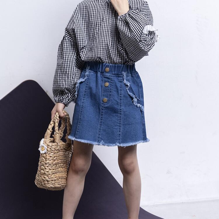 Children Jeans Skirt