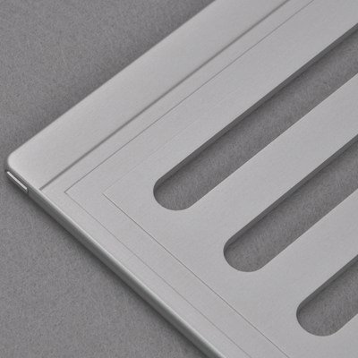 Image 1: Bead blasting finish on sheet