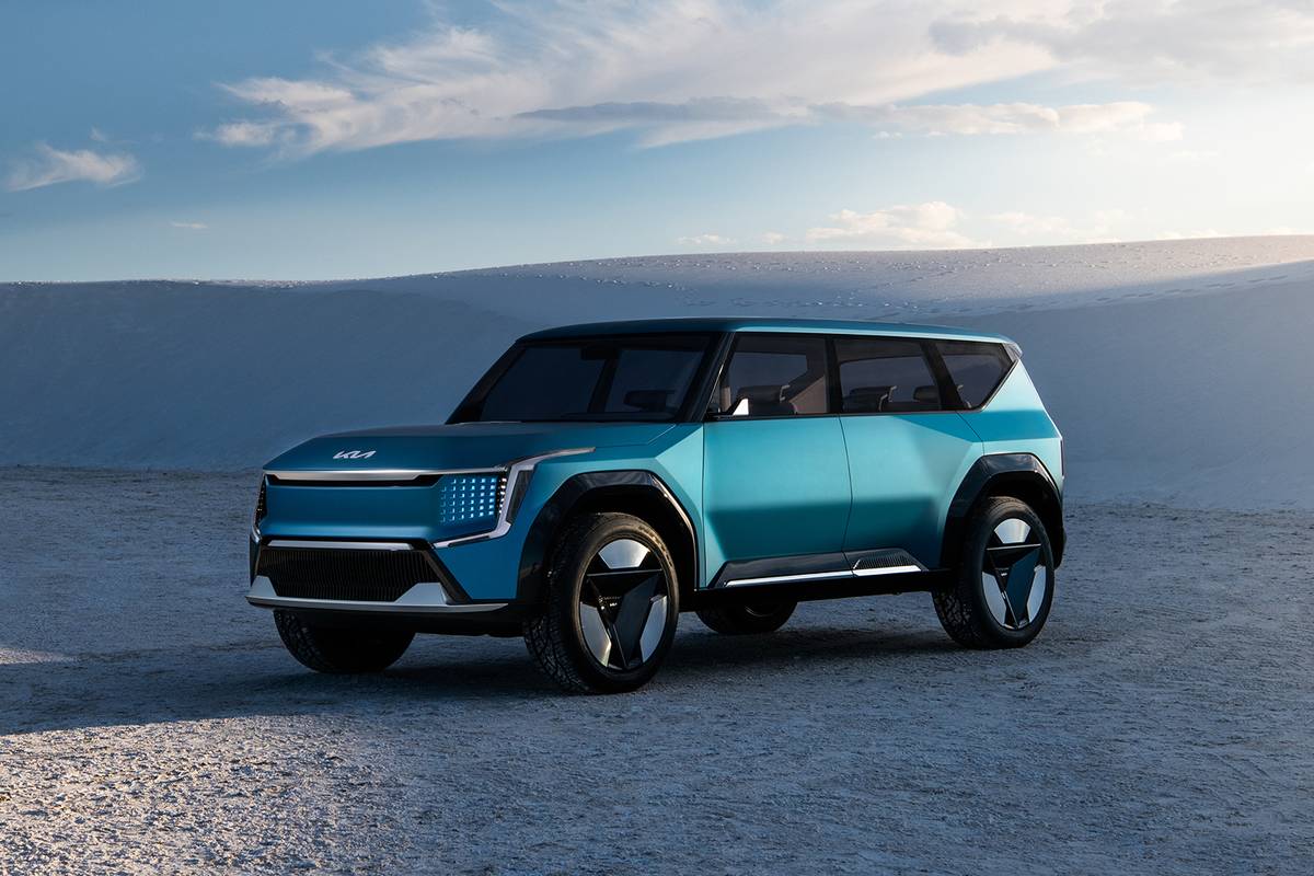 kia-ev9-concept-6-blue-exterior-front-angle-suv