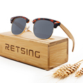 Eco-Friendly Bamboo Sunglasses for Men - High Quality Natural Wood Polarized Sun Glasses1