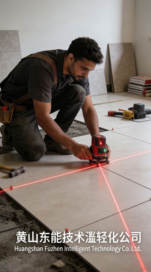 Nível de laser vermelho-verde brilhante para nivelamento de paredes em reformas residenciais