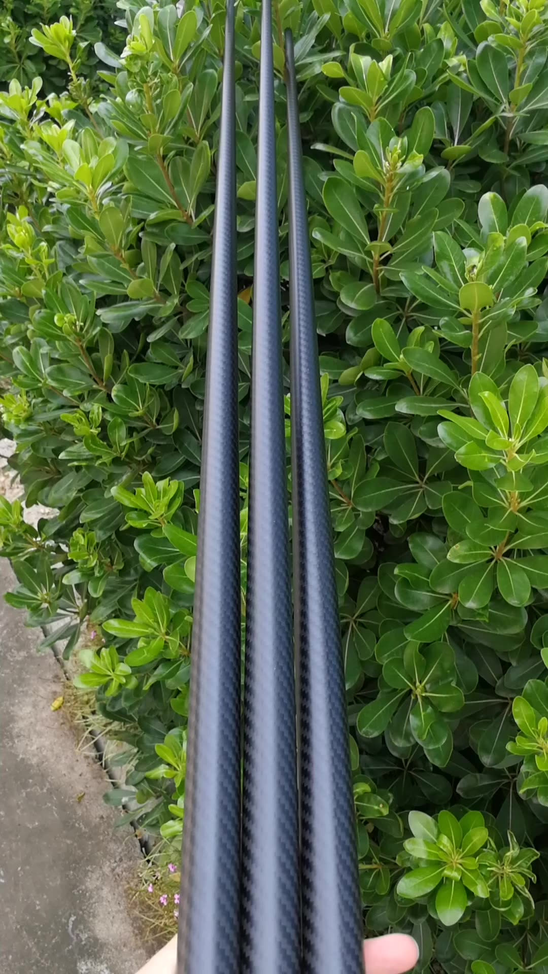 Tubo de fibra de carbono cónico de OEM tubería de fibra de carbono para piscina para la piscina1