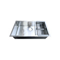 Handmade Rectangular 304 Undermount Stainless Steel Farmhouse Kitchen Sink1
