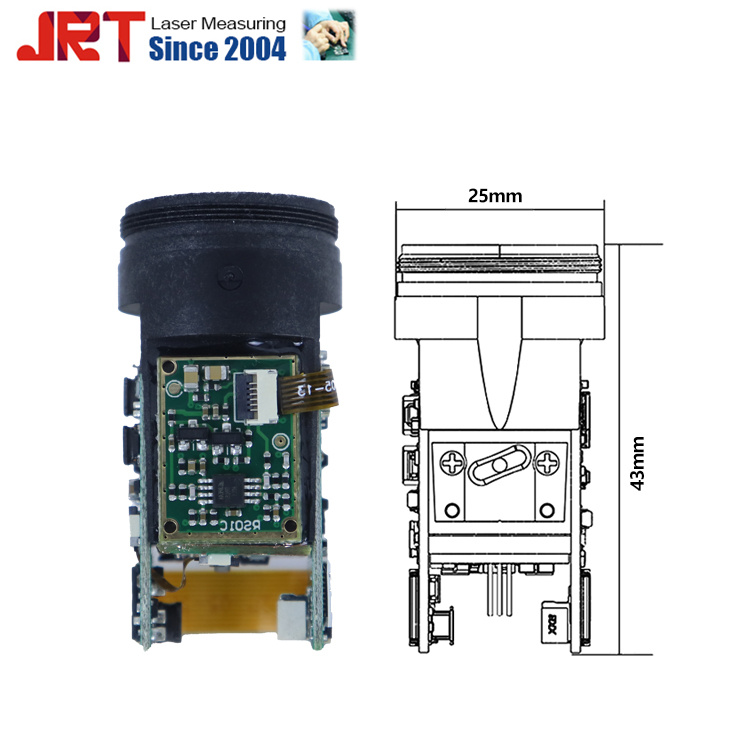 Sensor de telescopi de 1500 m petits binoculars ttl