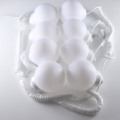 White Acrylic Globe LED String Lights for Outdoor Patio Parties1