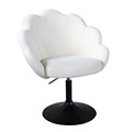 Adjustable Height Lambswool Velvet Living Room Chair1
