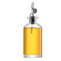 Metal Pour Spout Kitchen Glass Olive Oil Bottle - Oil and Vinegar Dispenser1