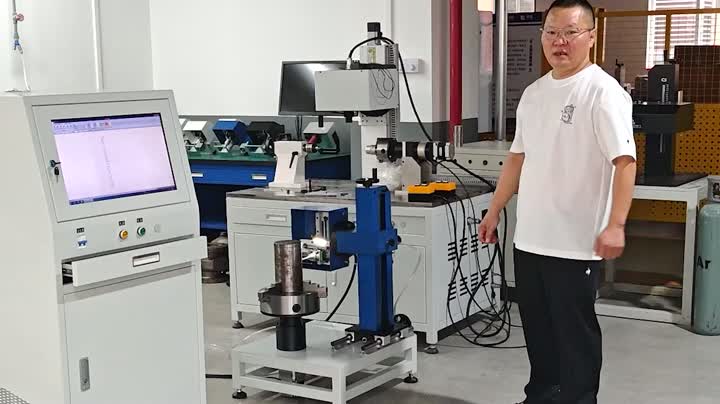 Máquina de marcação rotativa com ponto de flange dividido