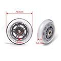 76mm Inline Hockey Skate Wheels 3 Ruedas 76a 74a 82a 85a 90a SHR Pu1
