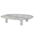 Gladstone Modern Italian Minimalist Marble Coffee Table لغرفة المعيشة أثاث المنزل 1