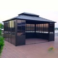Waterproof Metal Roof PVC Outdoor Gazebo for Garden1