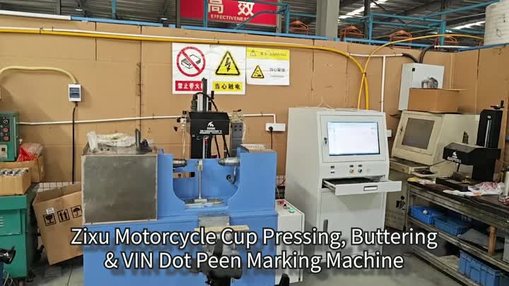 Máquina automática de marcação de bolas para quadros de motocicletas