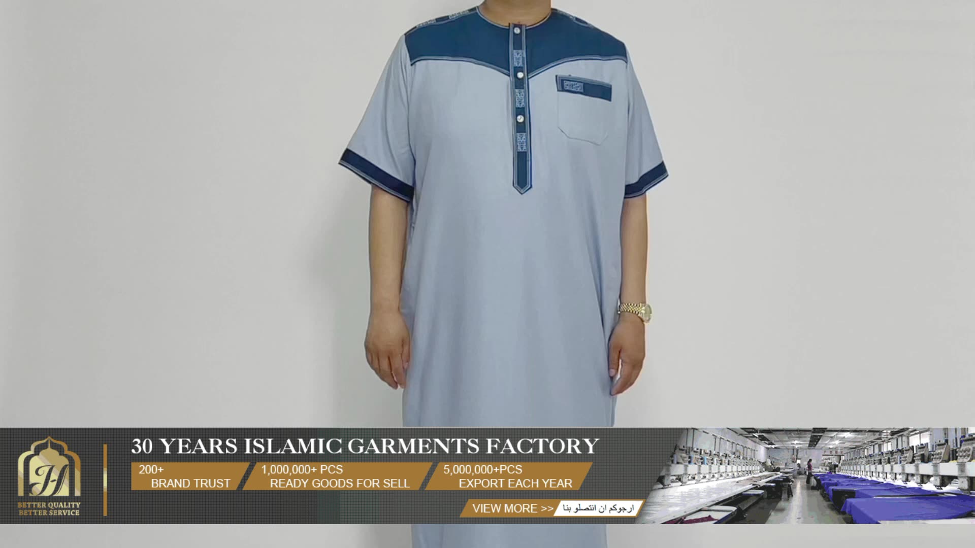 Colletto rotondo all&#39;ingrosso ricamato musulmano kaftan abaya jalabya ​​arabain thobe jubbah musulmano arabo thobe origal ikaf1